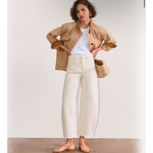 NWOT Everlane The Way-High Curve Jean In Calico Ecru Size 27R